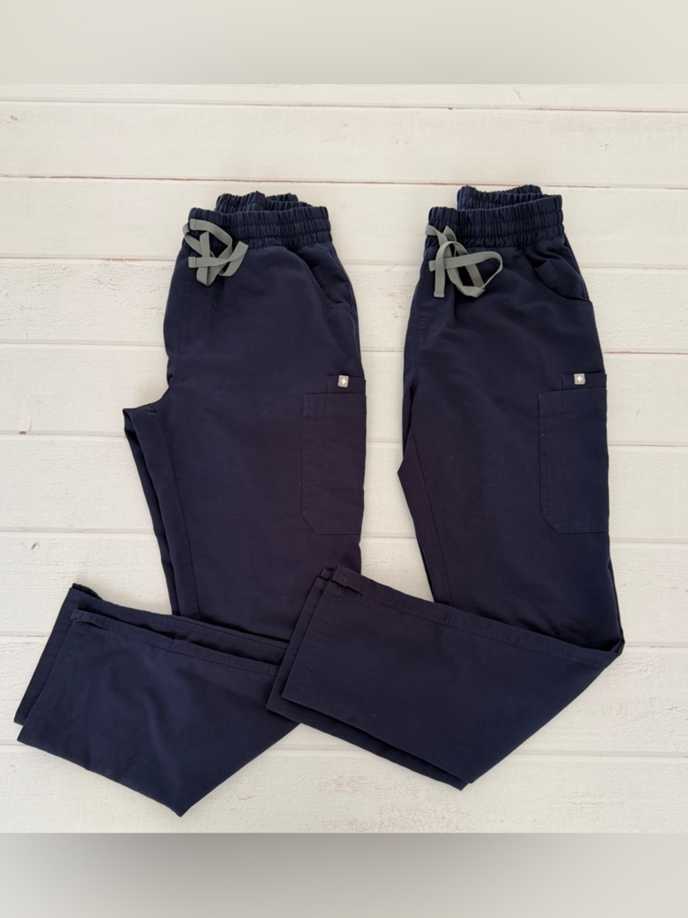 FIGS Scrub Pants Bundle 2 Navy Women S Technical Collection Medical Uniform